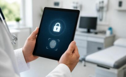 découvrez comment sécuriser les données de santé et assurer un accès facile et sécurisé aux patients via tablette tactile.