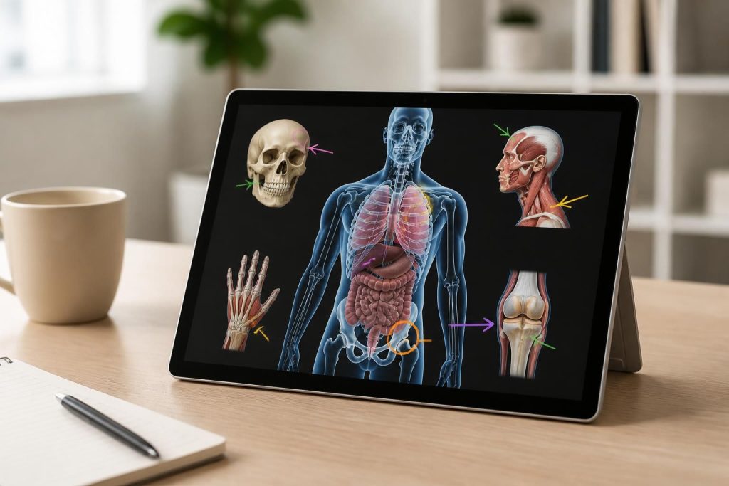découvrez nos supports santé annotés sur tablette windows, une imagerie éducative interactive pour faciliter l'apprentissage et la compréhension des concepts médicaux.