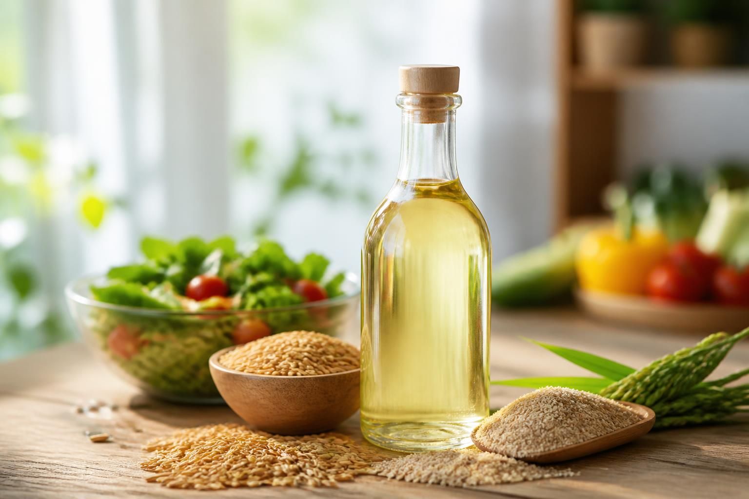 découvrez les bienfaits de l’huile de son de riz pour la santé, ses propriétés nutritives, et comment l’intégrer dans votre alimentation quotidienne.