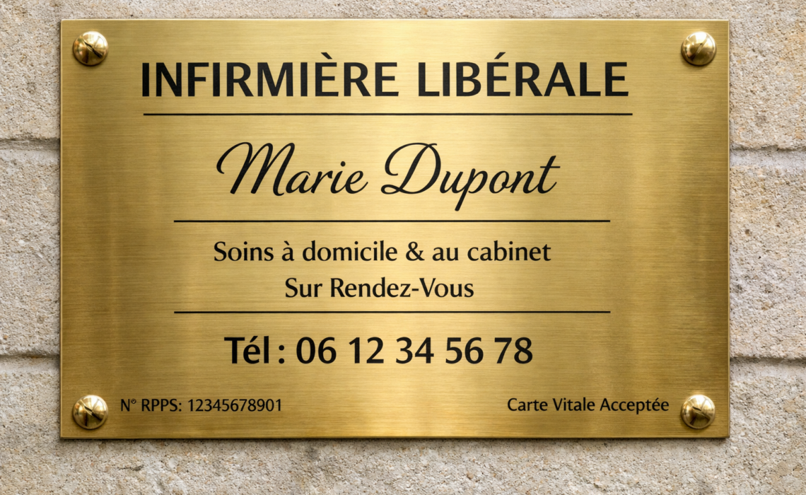 Plaque professionnelle