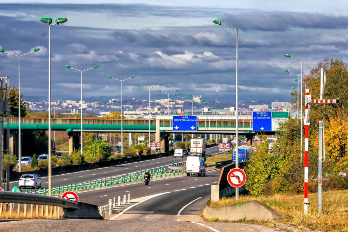 bifurcation d'autoroute
