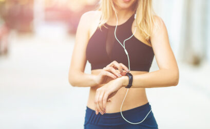 montre connectée fitness pour femme